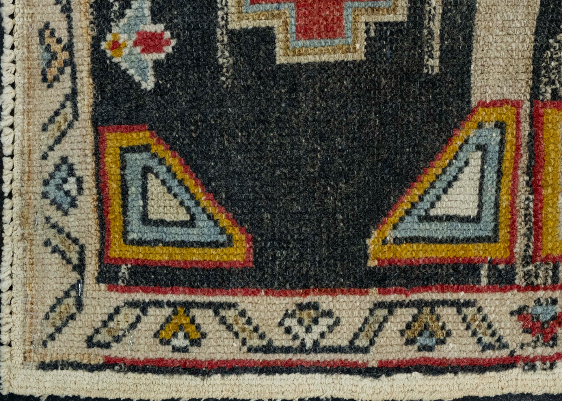 Turkish Mini Rug Oriental Hand Knotted Vintage Rug 2'3" x 3'5" #16401