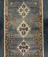 Turkish Mini Rug Oriental Hand Knotted Vintage Rug 2' x 3'4" #16378