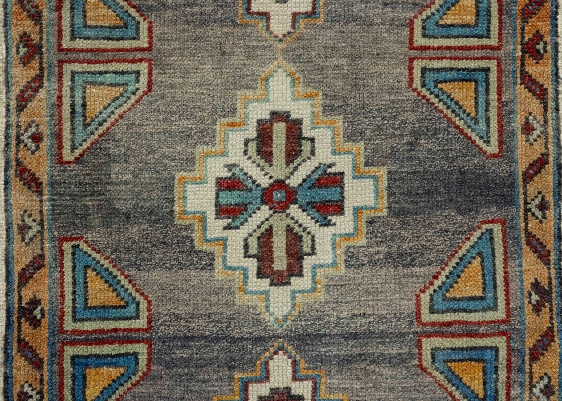 Turkish Mini Rug Oriental Hand Knotted Vintage Rug 2' x 3'4" #16378