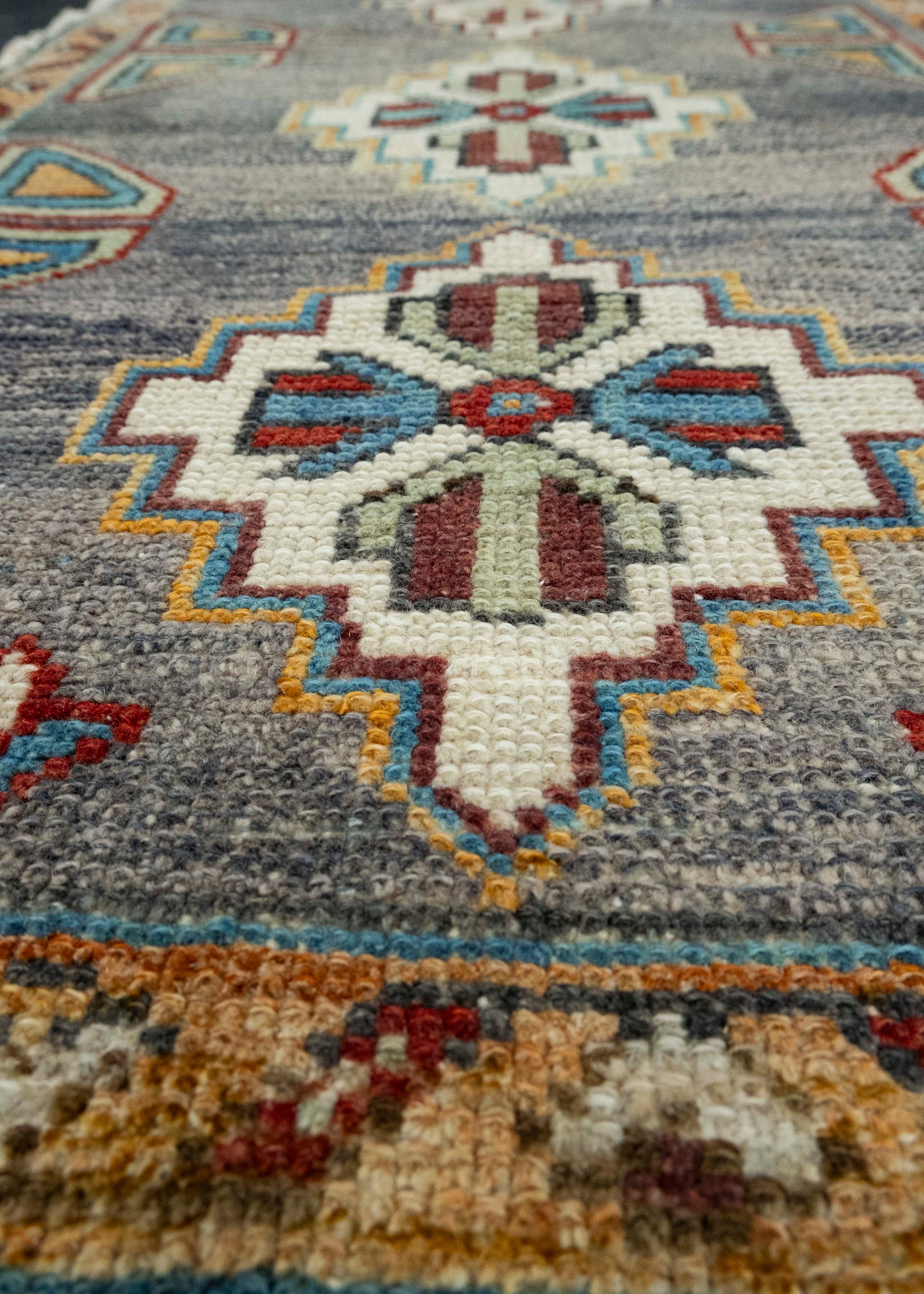 Turkish Mini Rug Oriental Hand Knotted Vintage Rug 2' x 3'4" #16378