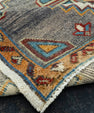 Turkish Mini Rug Oriental Hand Knotted Vintage Rug 2' x 3'4" #16378