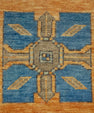 Turkish Mini Rug Oriental Hand Knotted Vintage Rug 1'6" x 3'3" #16239