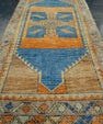 Turkish Mini Rug Oriental Hand Knotted Vintage Rug 1'6" x 3'3" #16239
