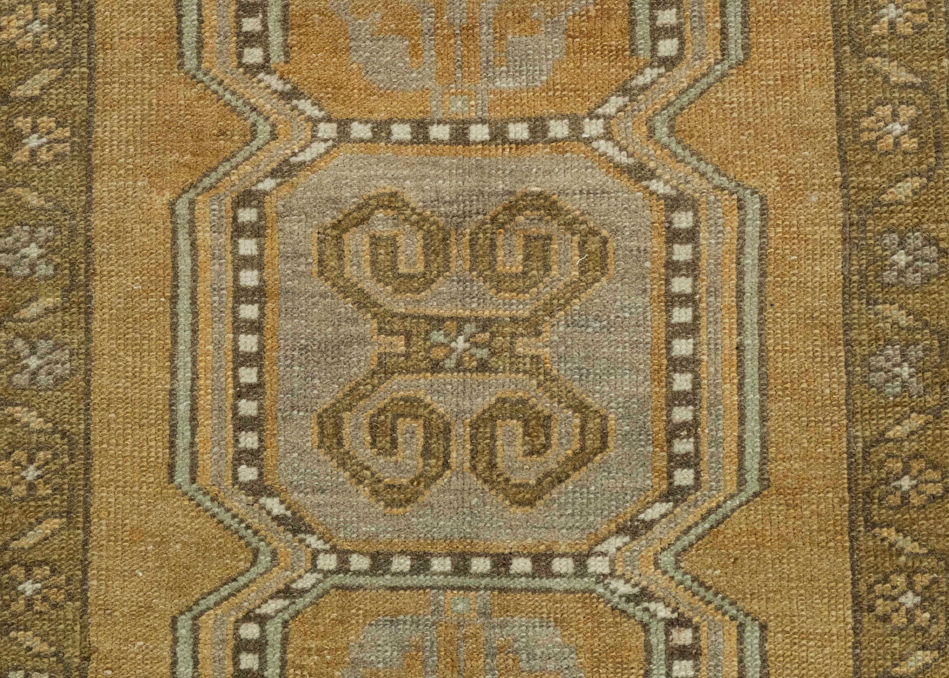 Turkish Mini Rug Oriental Hand Knotted Vintage Rug 1'8" x 3'3" #16253