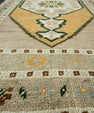 Turkish Mini Rug Oriental Hand Knotted Vintage Rug 1'10" x 3'8" #16269