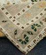 Turkish Mini Rug Oriental Hand Knotted Vintage Rug 1'10" x 3'8" #16269