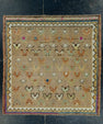 Turkish Mini Rug Oriental Hand Knotted Vintage Rug 2'5" x 2'5" #16231