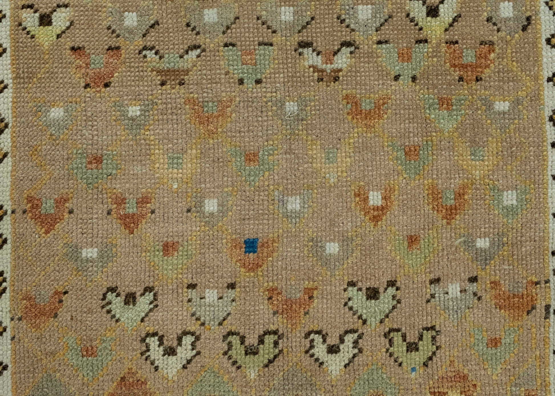 Turkish Mini Rug Oriental Hand Knotted Vintage Rug 2'5" x 2'5" #16231