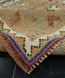 Turkish Mini Rug Oriental Hand Knotted Vintage Rug 2'5" x 2'5" #16231