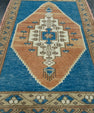 Turkish Mini Rug Oriental Hand Knotted Vintage Rug 1'10" x 2'10" #16205