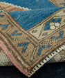 Turkish Mini Rug Oriental Hand Knotted Vintage Rug 1'10" x 2'10" #16205