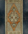 Turkish Mini Rug Oriental Hand Knotted Vintage Rug 1'8" x 3'5" #16209