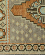 Turkish Mini Rug Oriental Hand Knotted Vintage Rug 1'8" x 3'5" #16209