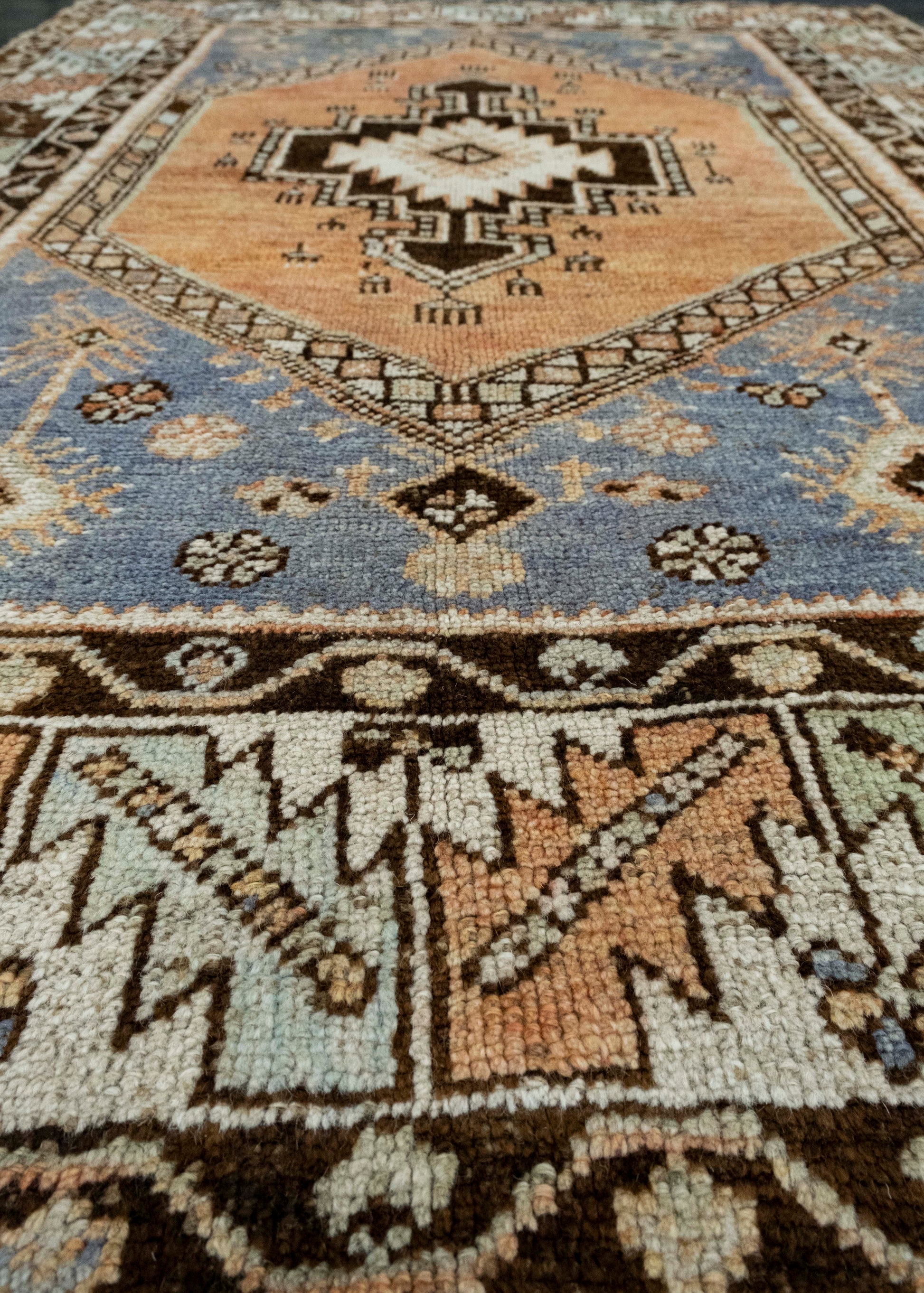 Turkish Vintage Rug 3'8" x 5'4" #16083
