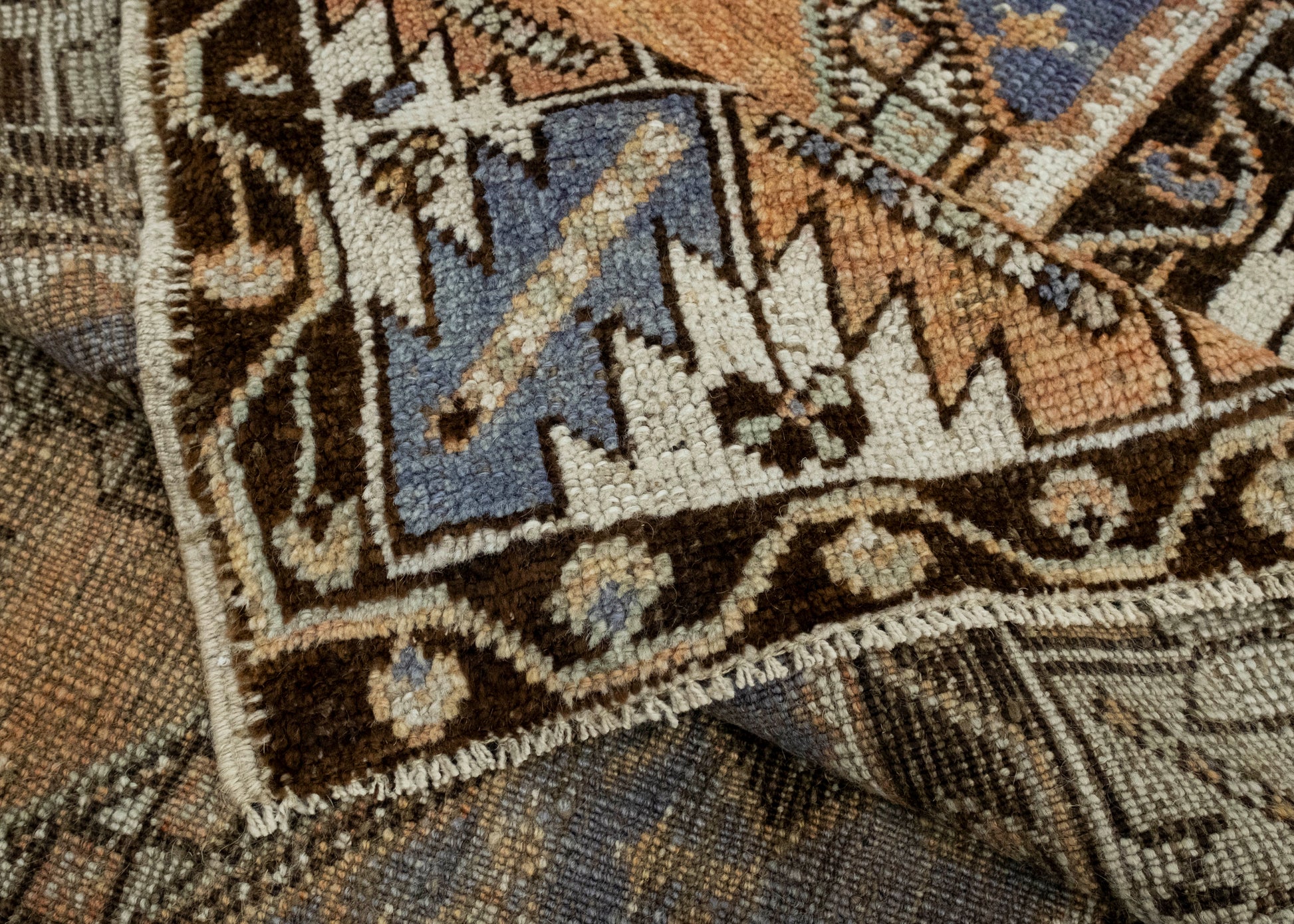 Turkish Vintage Rug 3'8" x 5'4" #16083