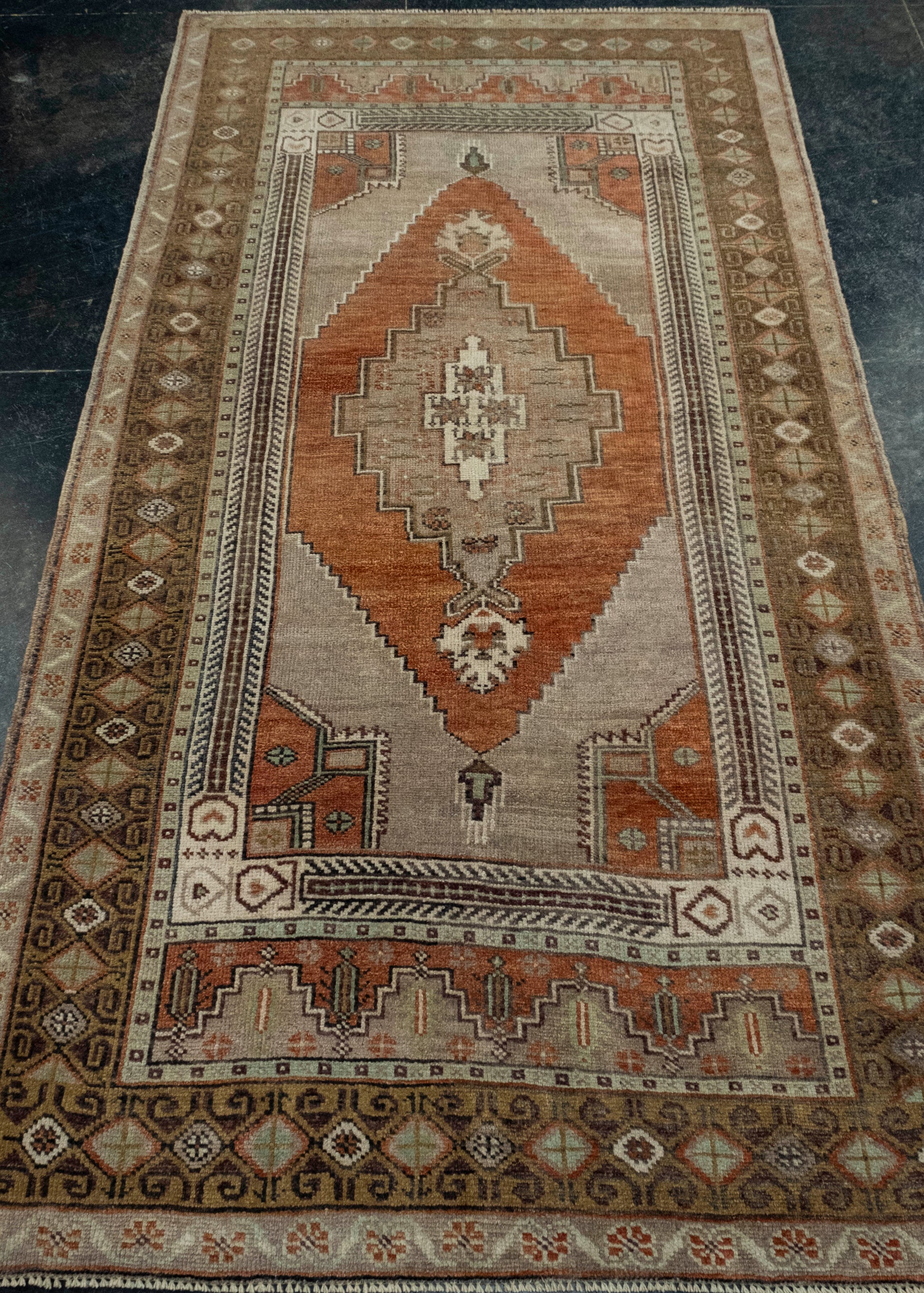 Turkish Vintage Rug 3'6" x 6'8" #16090