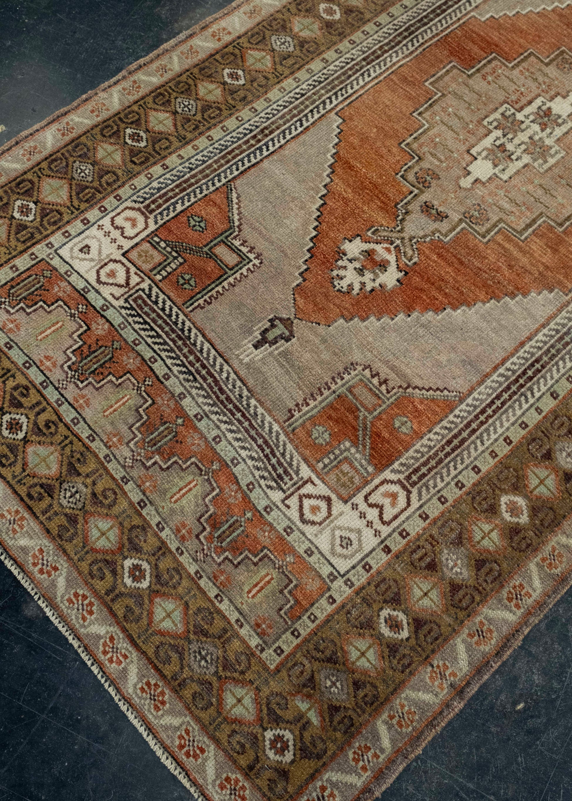 Turkish Vintage Rug 3'6" x 6'8" #16090