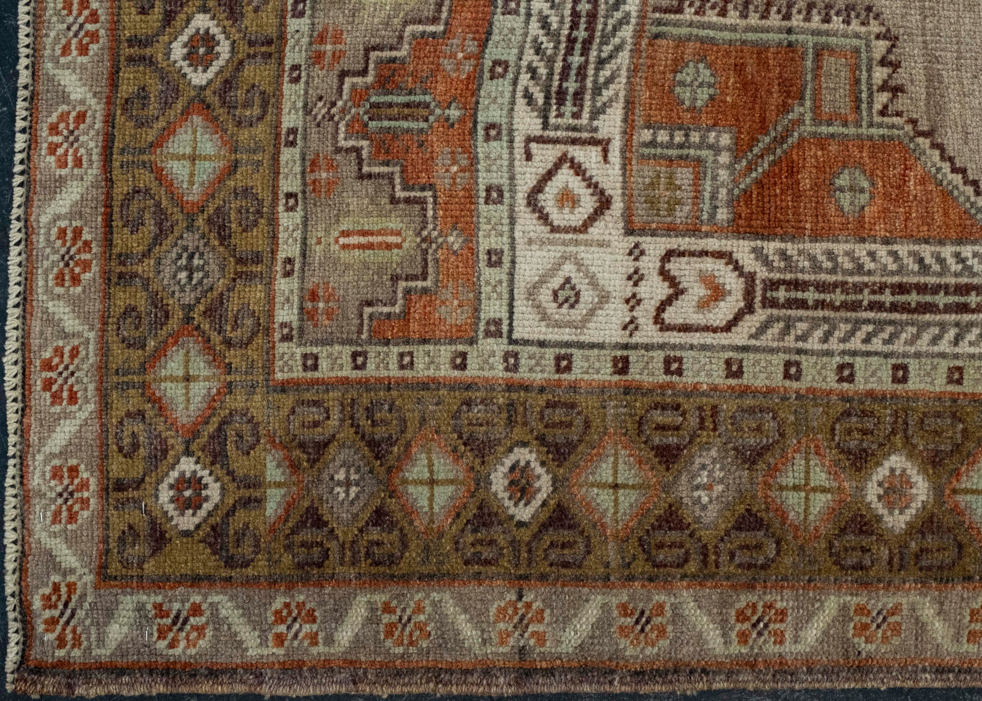 Turkish Vintage Rug 3'6" x 6'8" #16090