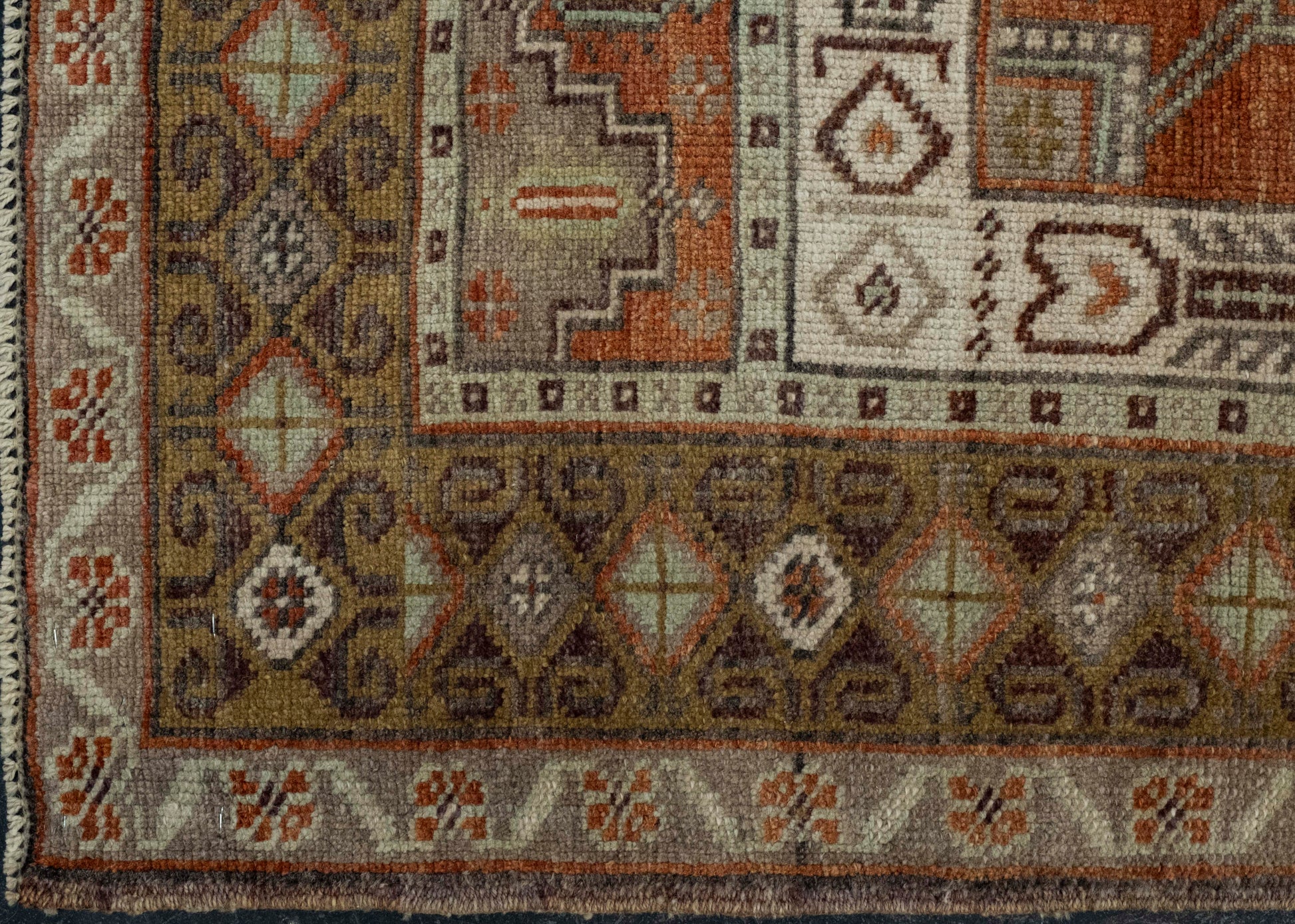 Turkish Vintage Rug 3'6" x 6'8" #16090