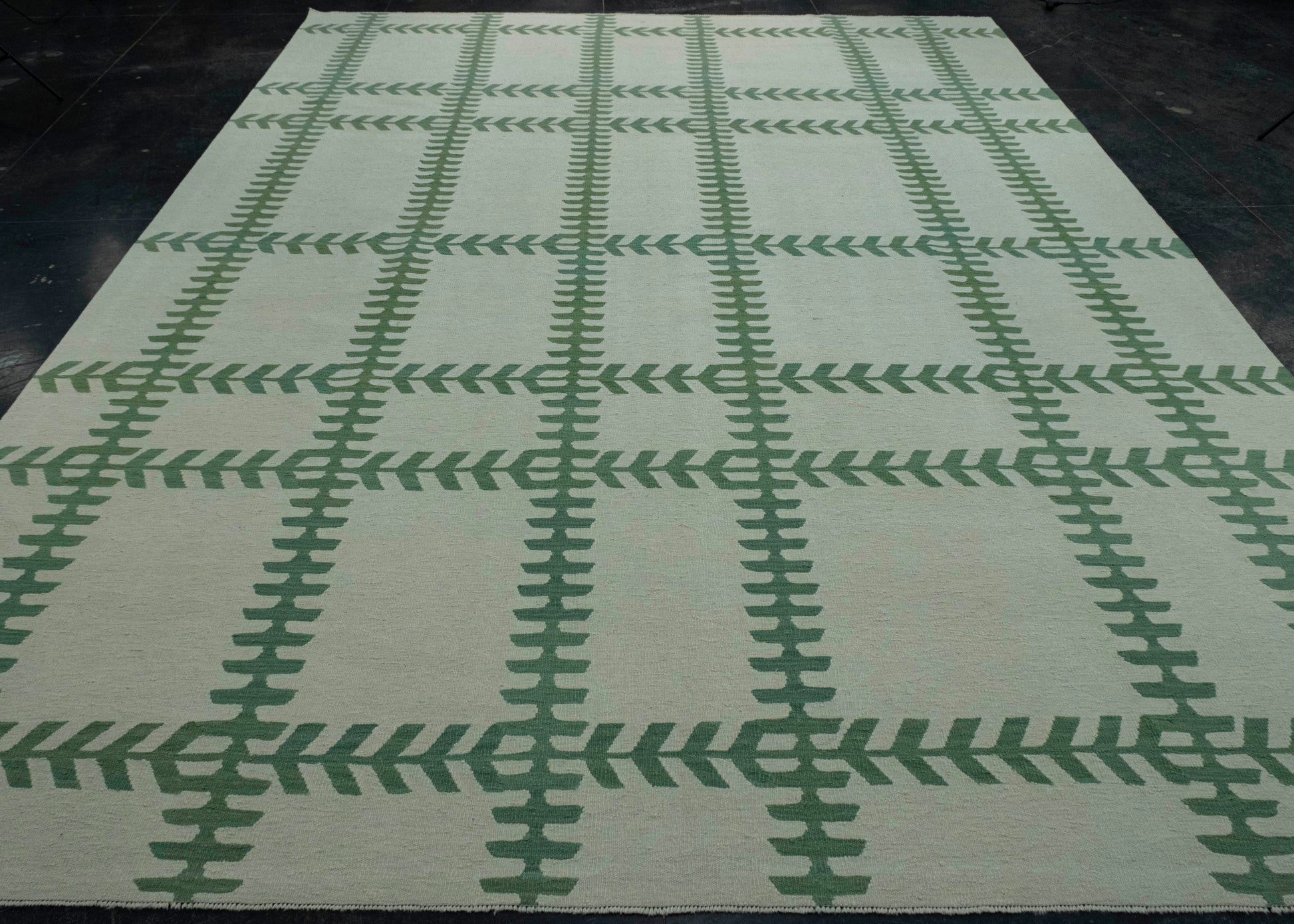 Turkish Kilim Oriental Handmade Flatweave 9'3" x 12'3" #18161