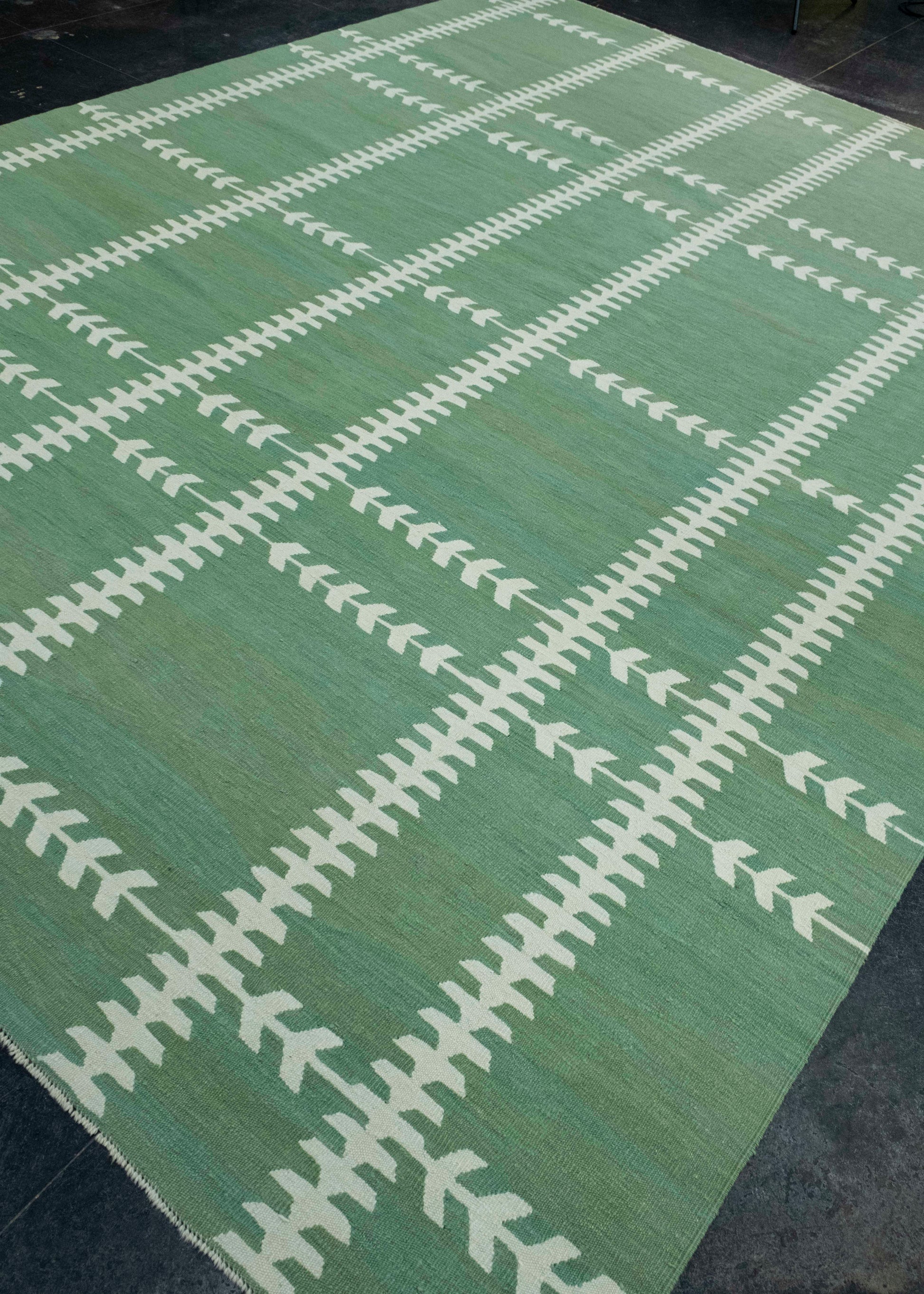 Turkish Kilim Oriental Handmade Flatweave 9'4" x 12'1" #18149