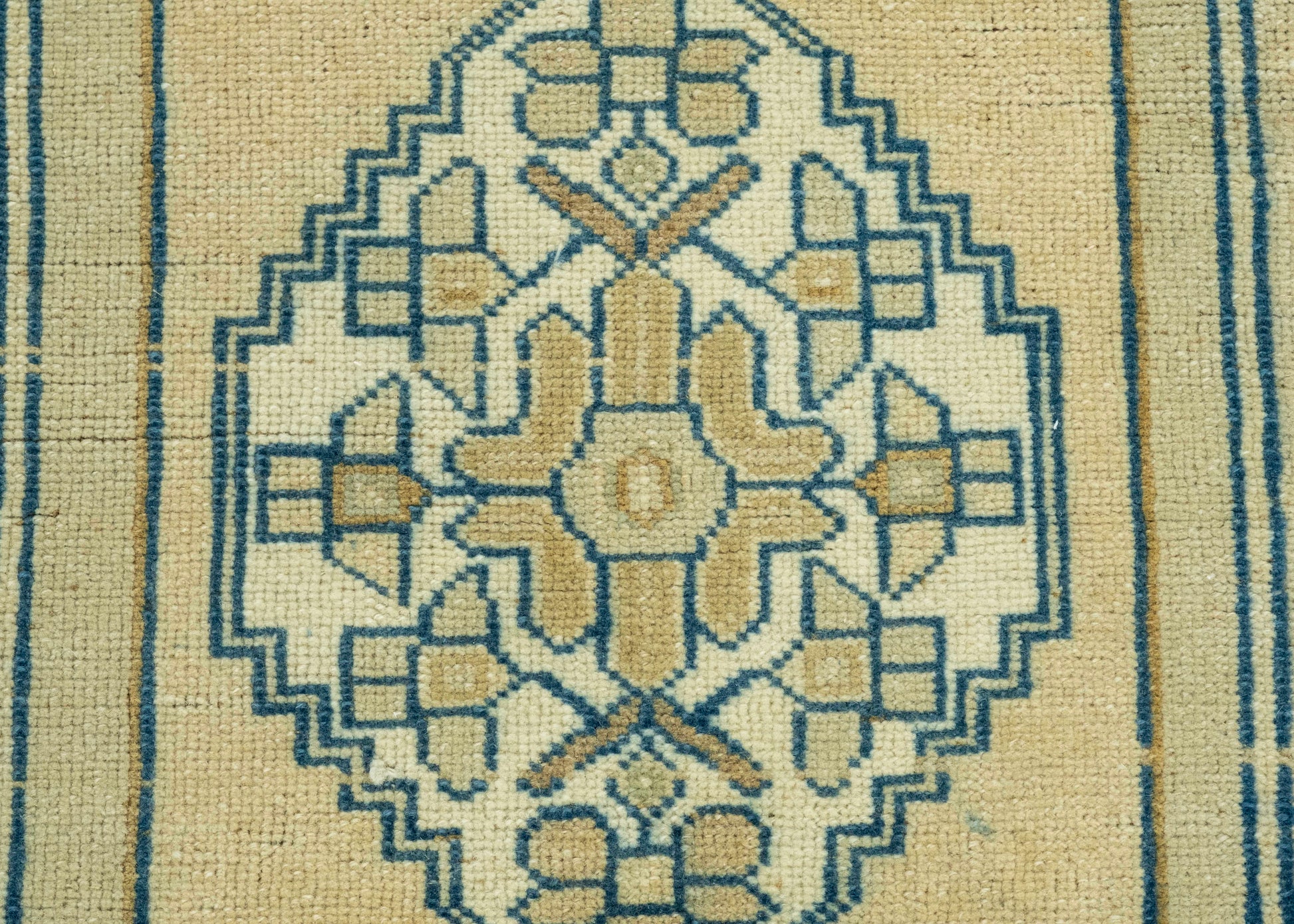 Turkish Mini Rug Oriental Hand Knotted Vintage Rug 1'11" x 3'3" #16686
