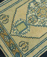 Turkish Mini Rug Oriental Hand Knotted Vintage Rug 1'11" x 3'3" #16686