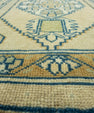 Turkish Mini Rug Oriental Hand Knotted Vintage Rug 1'11" x 3'3" #16686