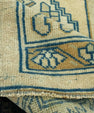 Turkish Mini Rug Oriental Hand Knotted Vintage Rug 1'11" x 3'3" #16686