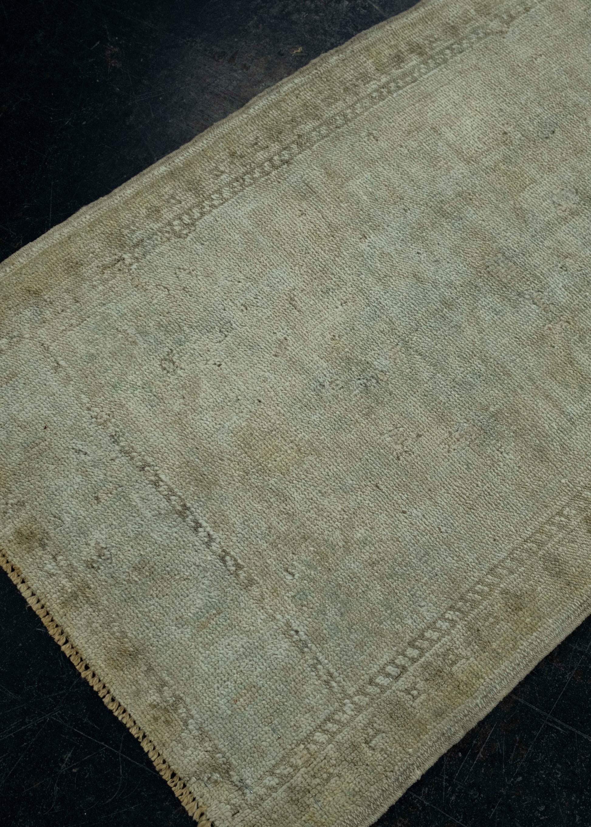 Turkish Mini Rug Oriental Hand Knotted Vintage Rug 1'10" x 3'4" #16587