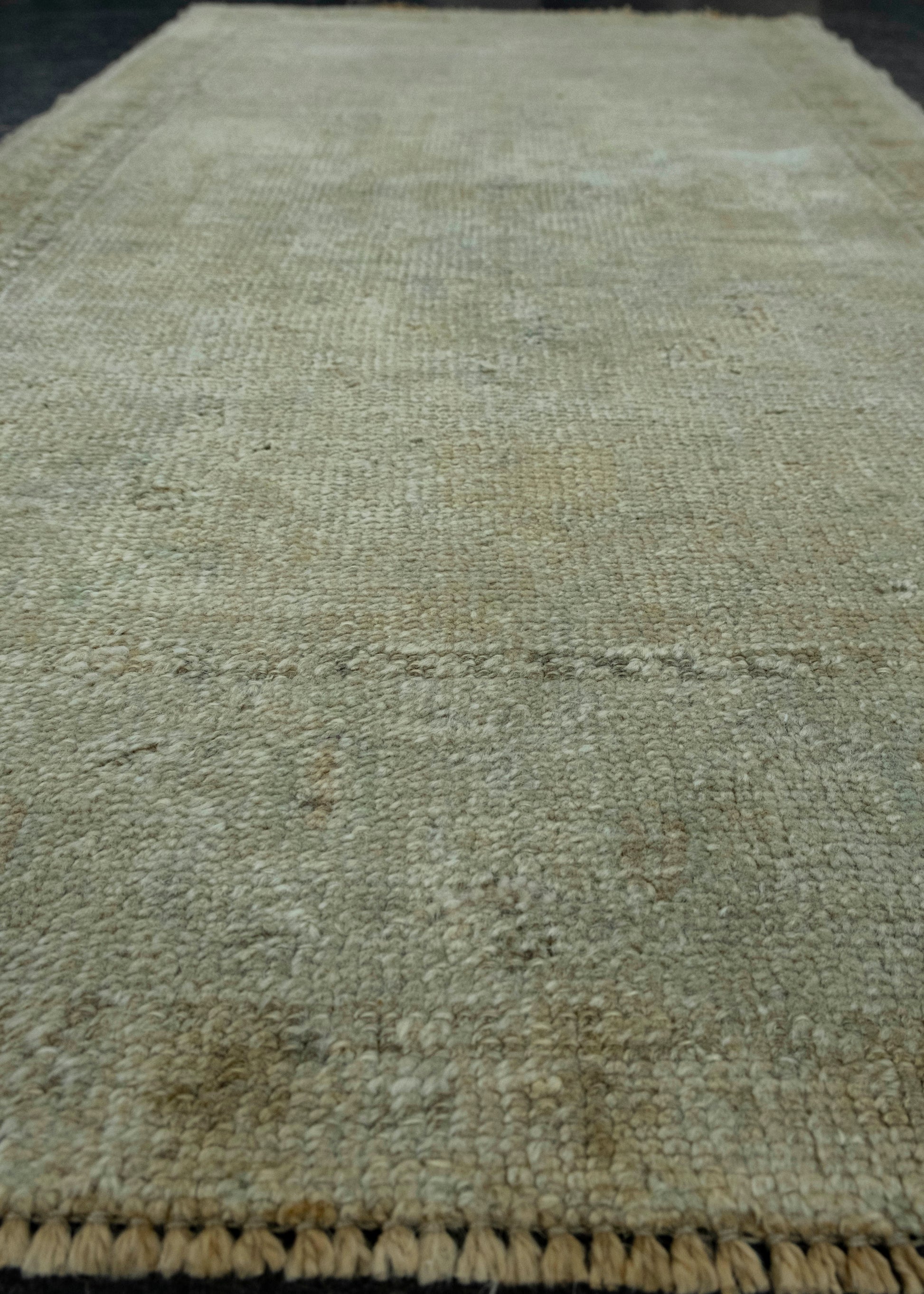 Turkish Mini Rug Oriental Hand Knotted Vintage Rug 1'10" x 3'4" #16587