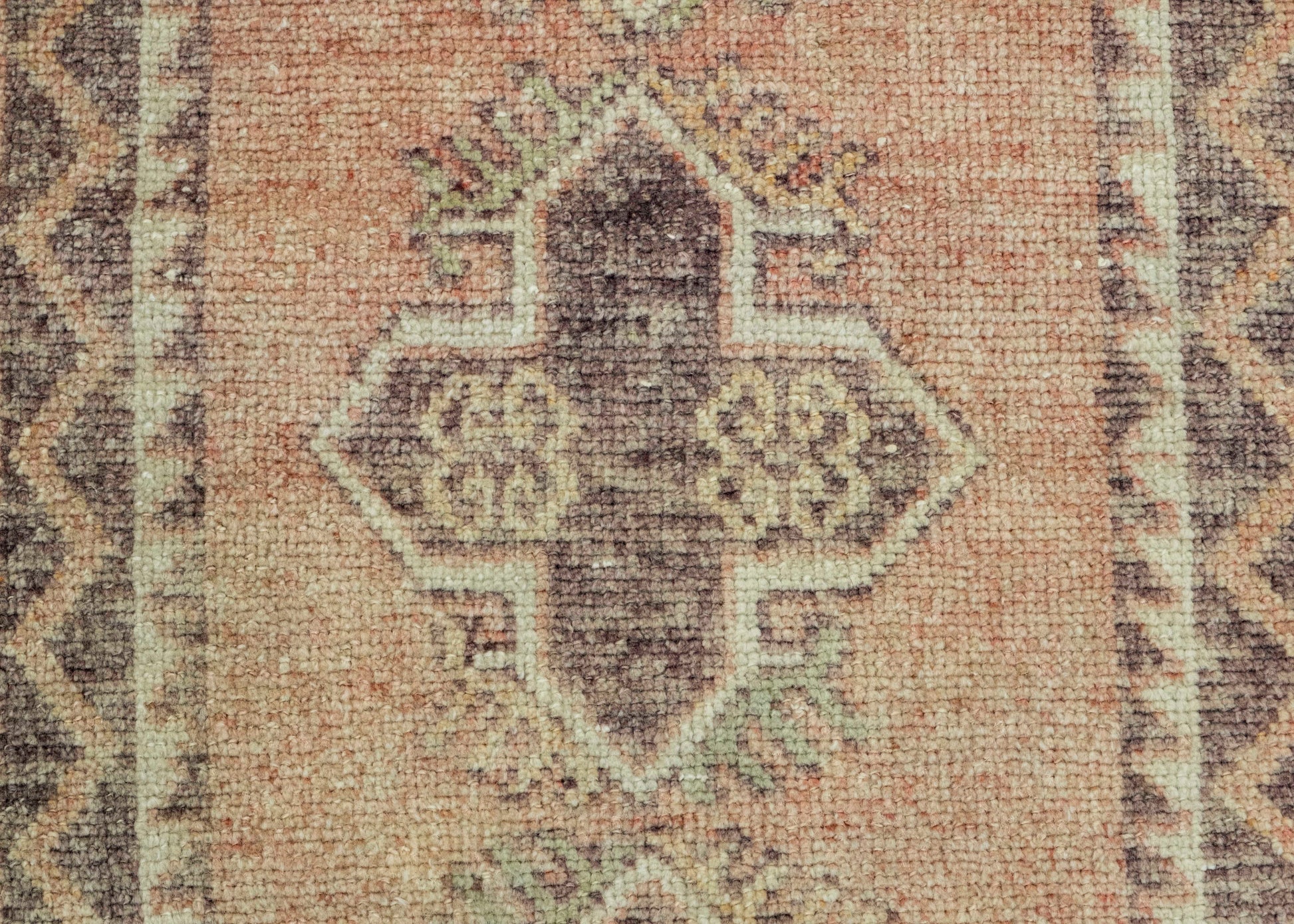 Turkish Mini Rug Oriental Hand Knotted Vintage Rug 1'10" x 3'6" #11654