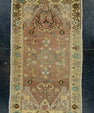 Turkish Mini Rug Oriental Hand Knotted Vintage Rug 1'8" x 2'10" #16660