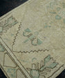 Turkish Mini Rug Oriental Hand Knotted Vintage Rug 1'6" x 2'11" #16671