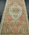Turkish Mini Rug Oriental Hand Knotted Vintage Rug 1'5" x 3'1" #16684
