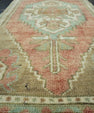 Turkish Mini Rug Oriental Hand Knotted Vintage Rug 1'5" x 3'1" #16684