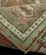 Turkish Mini Rug Oriental Hand Knotted Vintage Rug 1'5" x 3'1" #16684