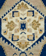 Turkish Mini Rug Oriental Hand Knotted Vintage Rug 1'11" x 3'8" #16643