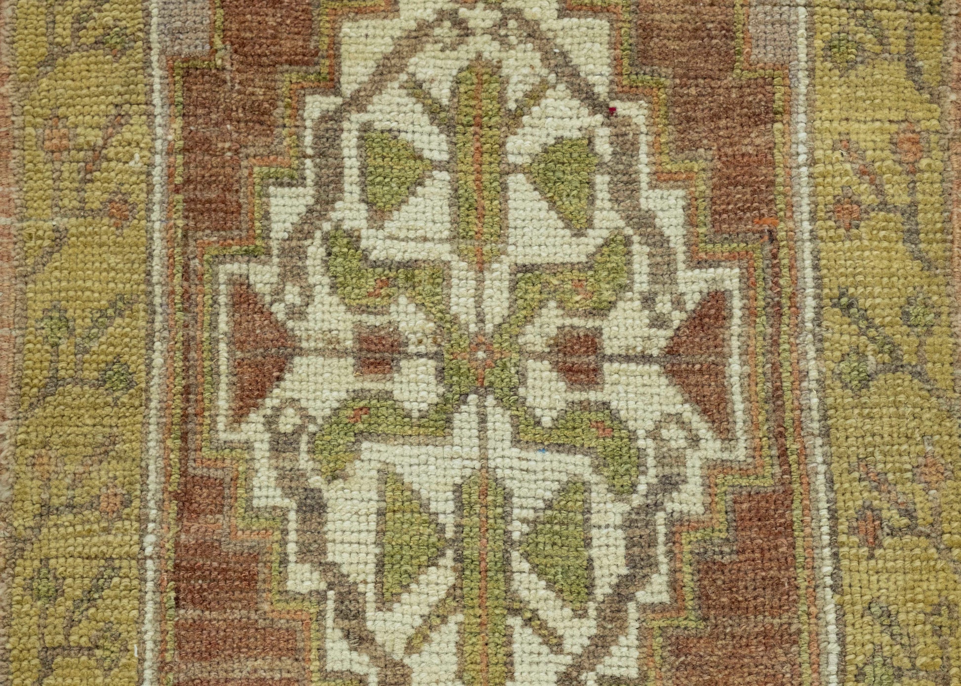 Turkish Mini Rug Oriental Hand Knotted Vintage Rug 1'7" x 3'6" #16618