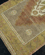 Turkish Mini Rug Oriental Hand Knotted Vintage Rug 1'7" x 3'6" #16618