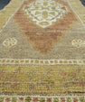 Turkish Mini Rug Oriental Hand Knotted Vintage Rug 1'7" x 3'6" #16618