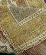 Turkish Mini Rug Oriental Hand Knotted Vintage Rug 1'7" x 3'6" #16618