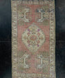 Turkish Mini Rug Oriental Hand Knotted Vintage Rug 1'8" x 3'3" #16616