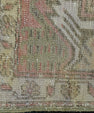 Turkish Mini Rug Oriental Hand Knotted Vintage Rug 1'8" x 3'3" #16616