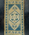 Turkish Mini Rug Oriental Hand Knotted Vintage Rug 1'10" x 3'7" #16427