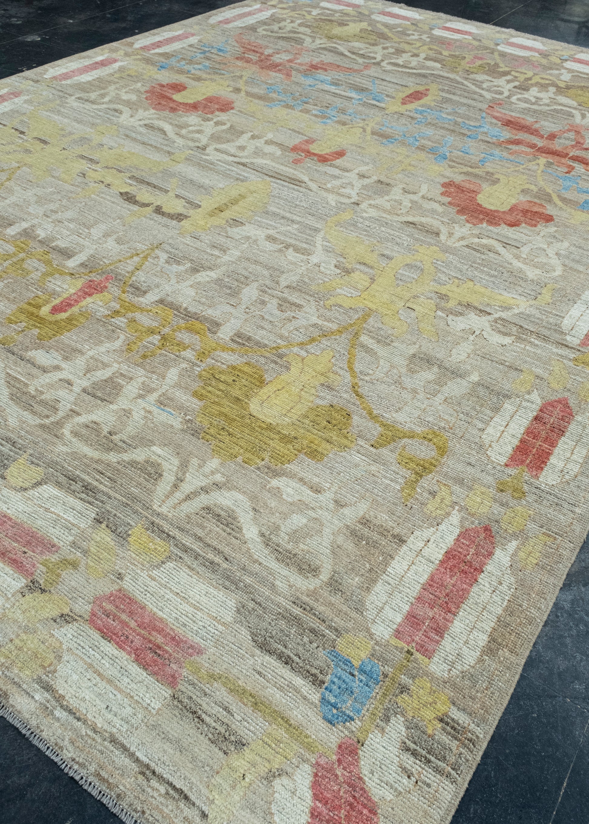 Handwoven Oushak Rug 10'2" x 14'5" #17506