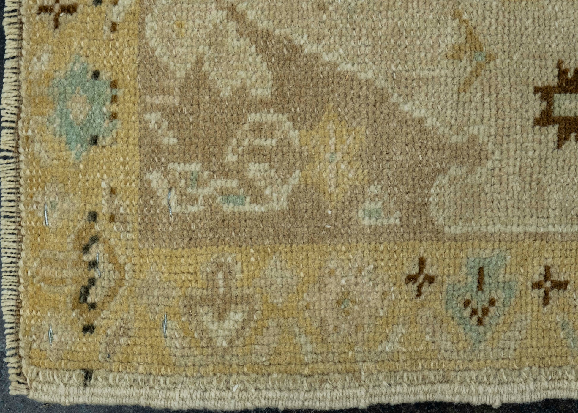 Turkish Mini Rug Oriental Hand Knotted Vintage Rug 1'7" x 2'10" #16461