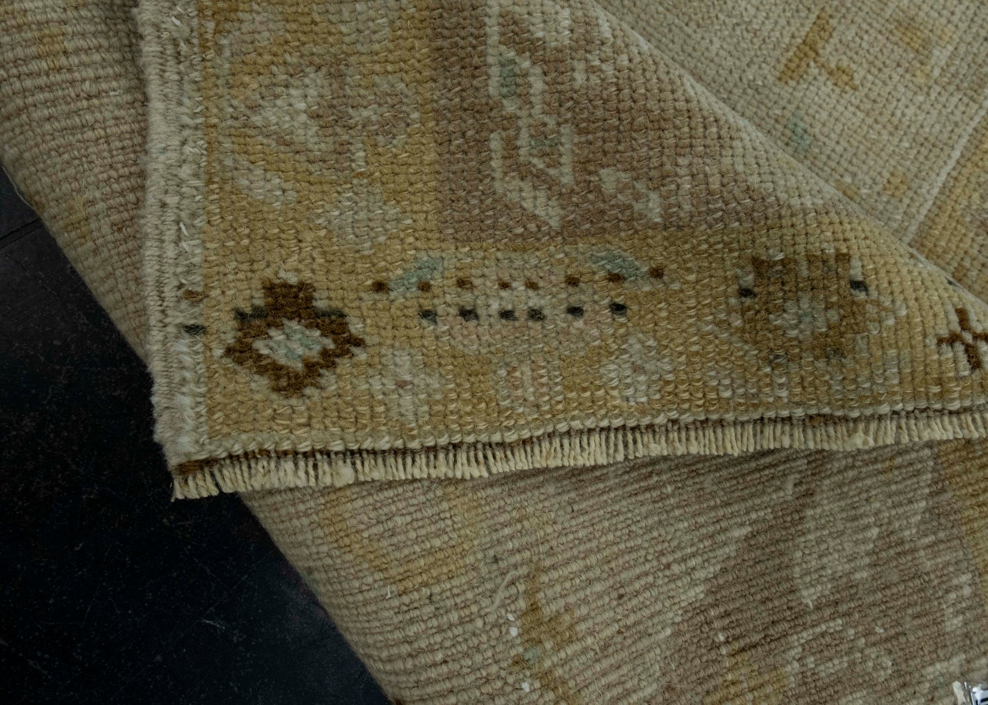 Turkish Mini Rug Oriental Hand Knotted Vintage Rug 1'7" x 2'10" #16461