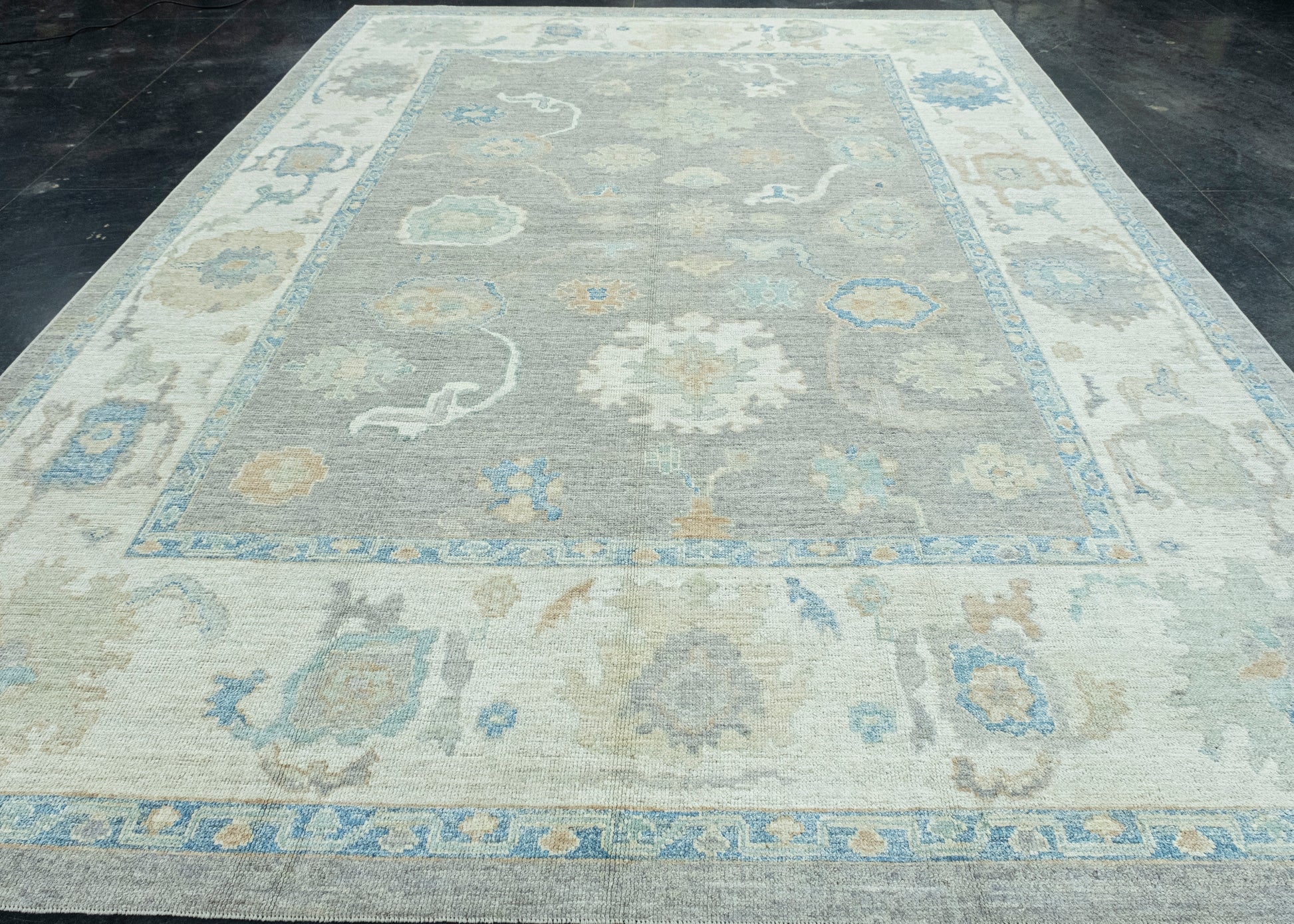 Turkish Oushak Rug 9'10" x 14' #17858