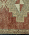 Turkish Mini Rug Oriental Hand Knotted Vintage Rug 1'6" x 3'6" #16507